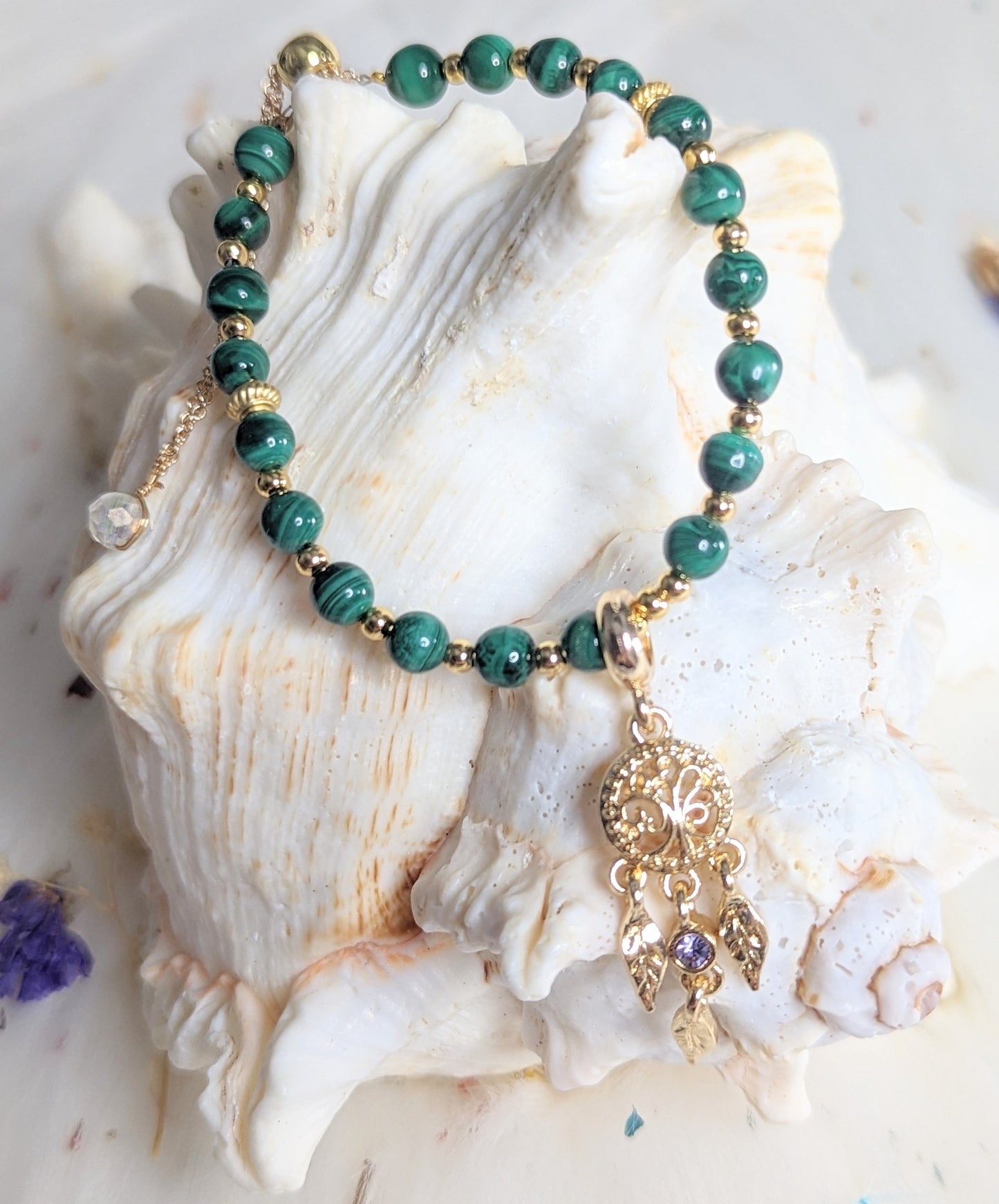 Malachite bracelet only