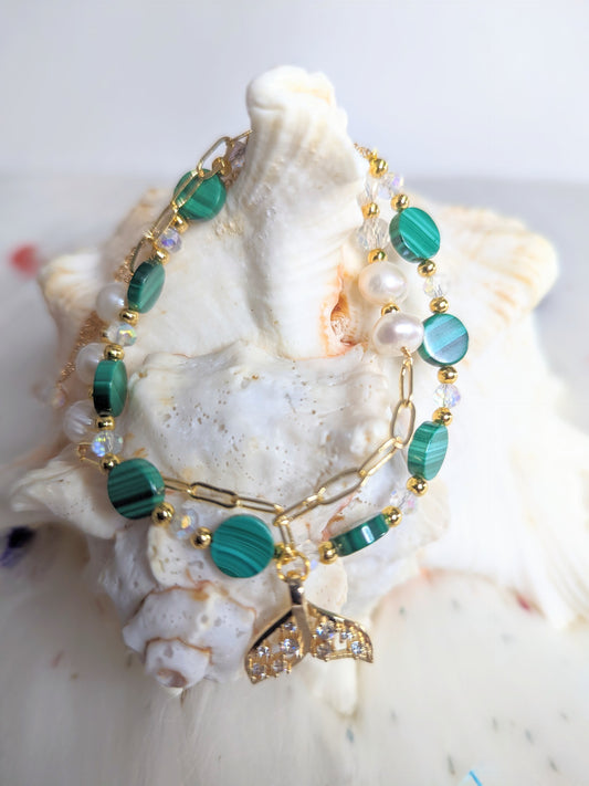 Malachite bracelet only