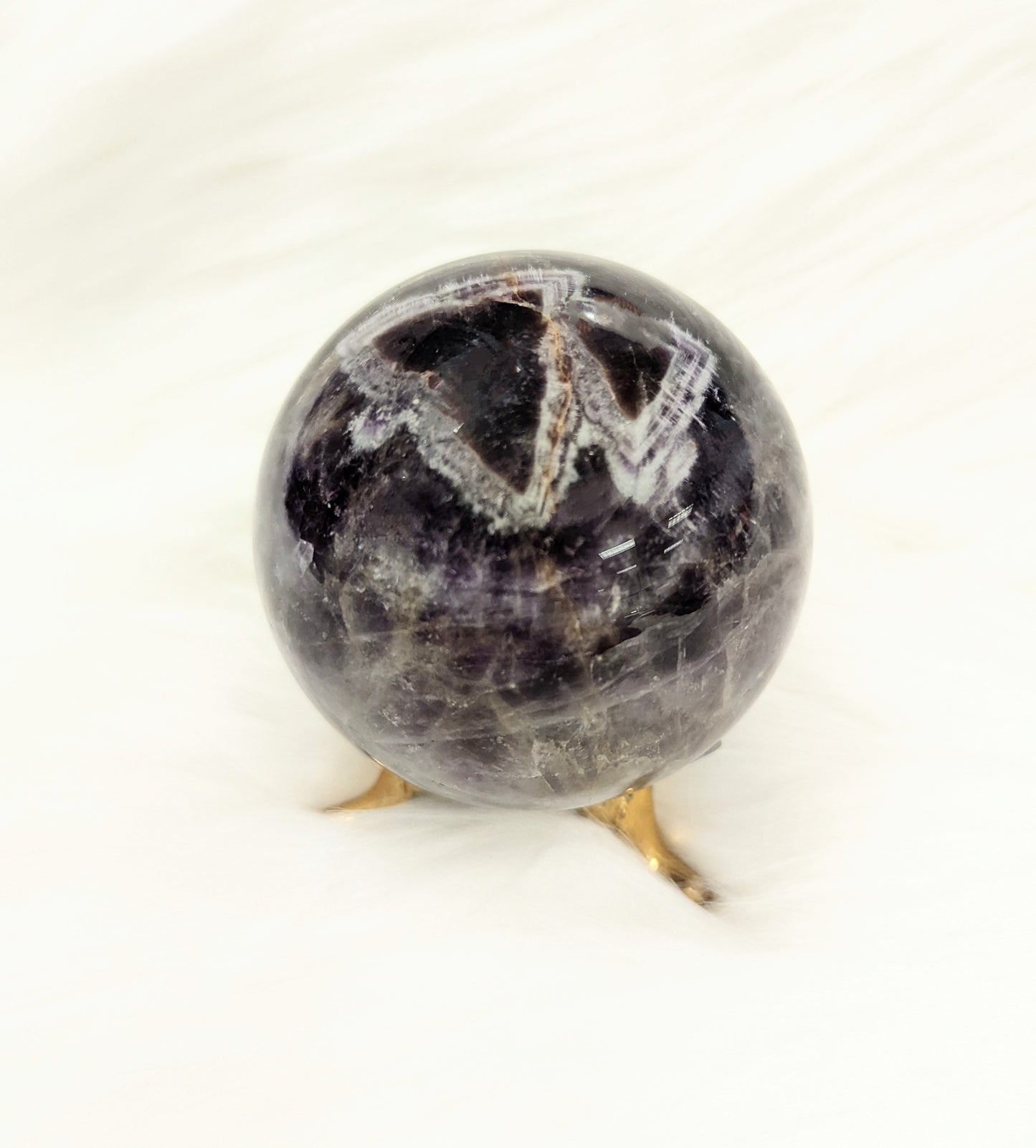 592g, Chevron Amethyst Sphere